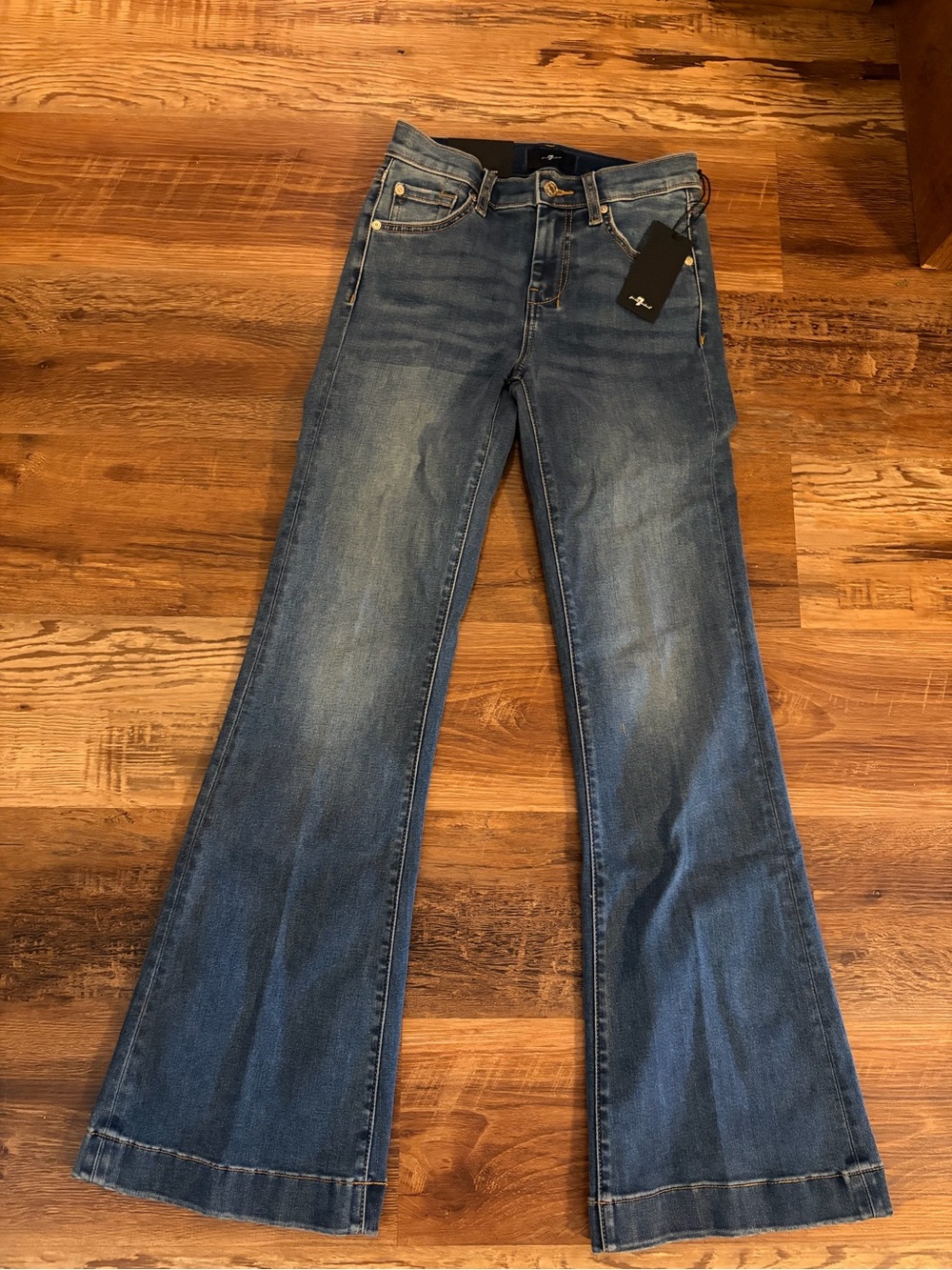 7 For All Mankind Dojo Jeans 25 NWT - Picture 2 of 6